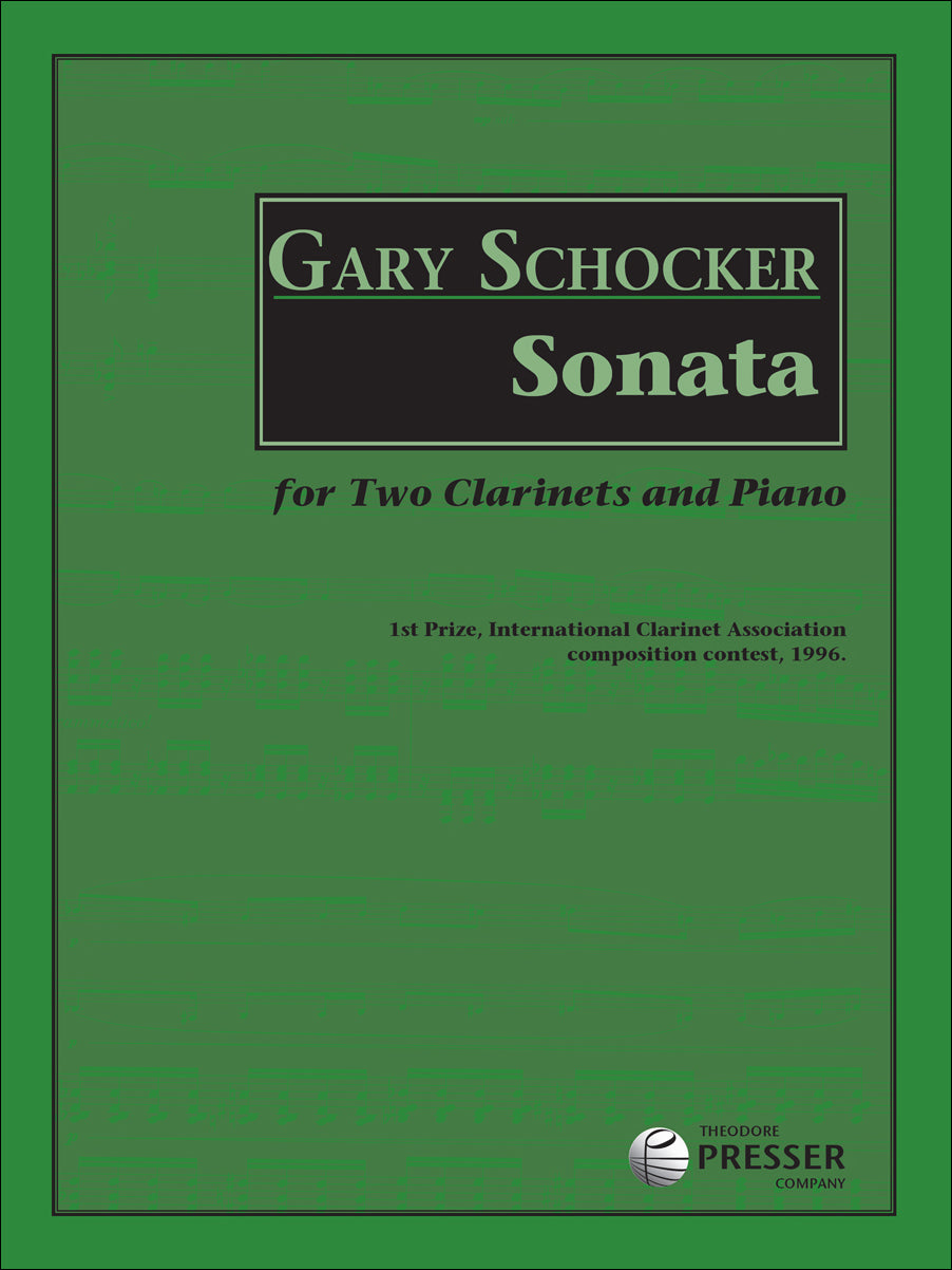 Schocker: Sonata for 2 Clarinets and Piano