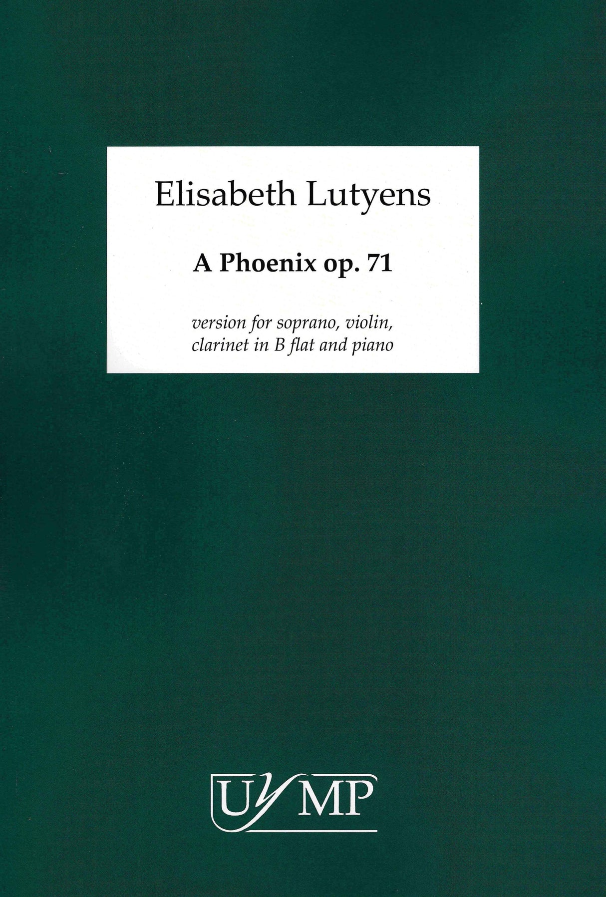 Lutyens: A Phoenix, Op. 71a