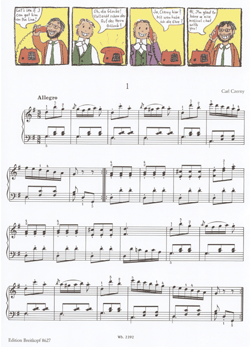 Hello, Mister Gillock! Hello, Carl Czerny!