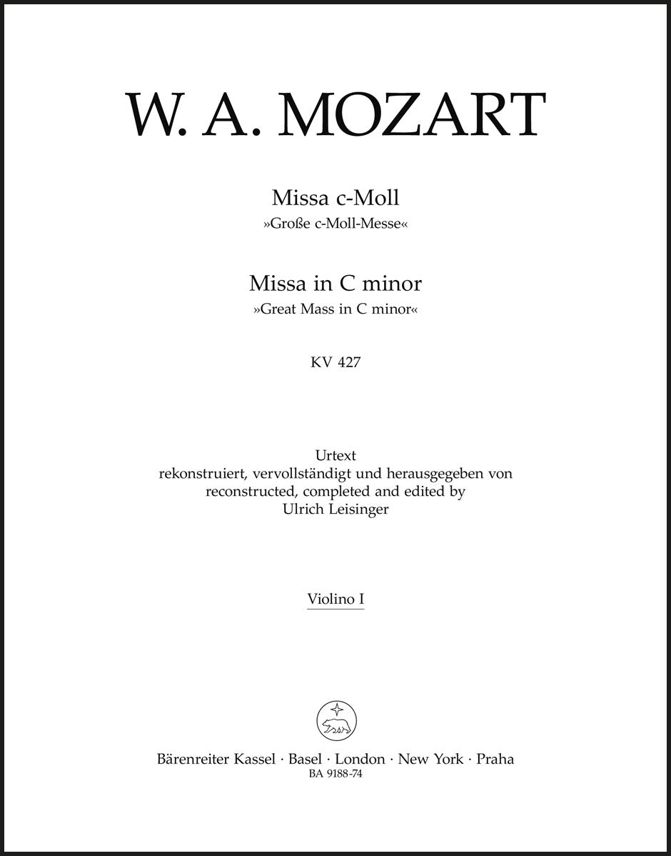 Mozart: Missa in C Minor, K. 427 (417a)