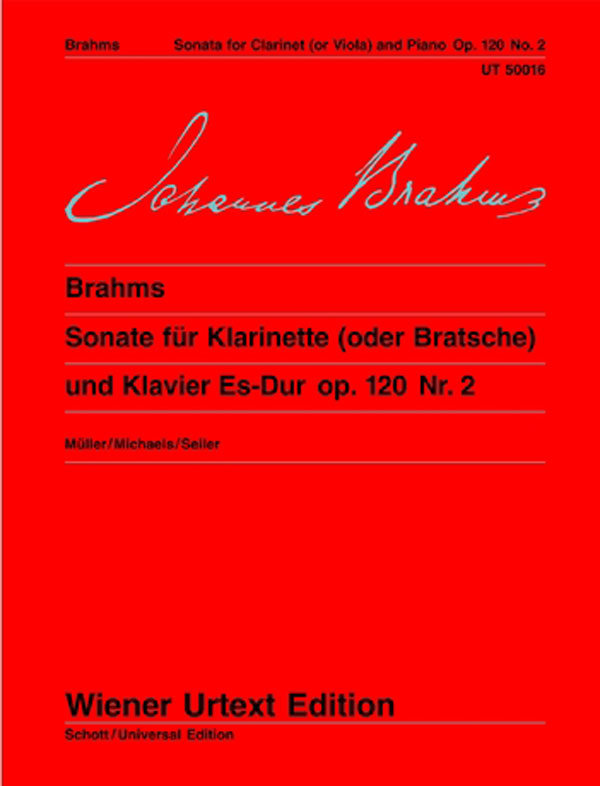 Brahms: Clarinet Sonata in E-flat Major, Op. 120, No. 2