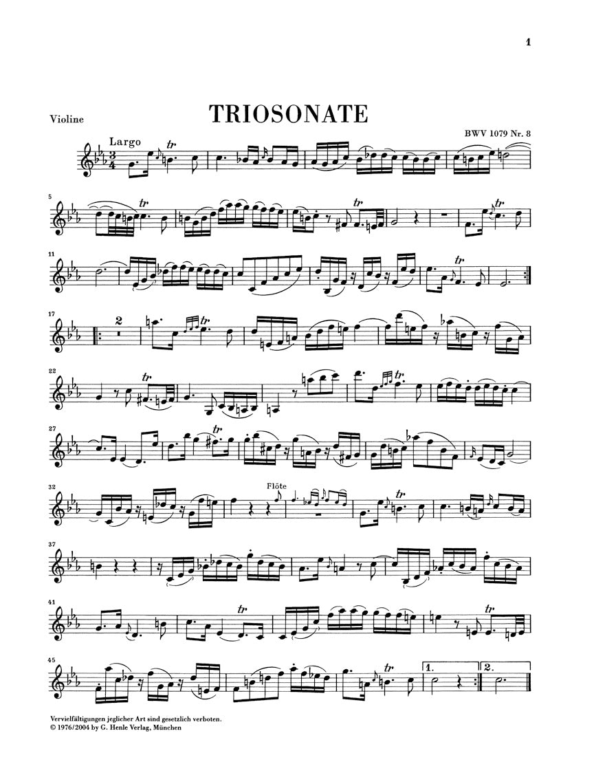 Bach: Trio Sonata and Canon Perpetuus, BWV 1079, Nos. 8 & 9