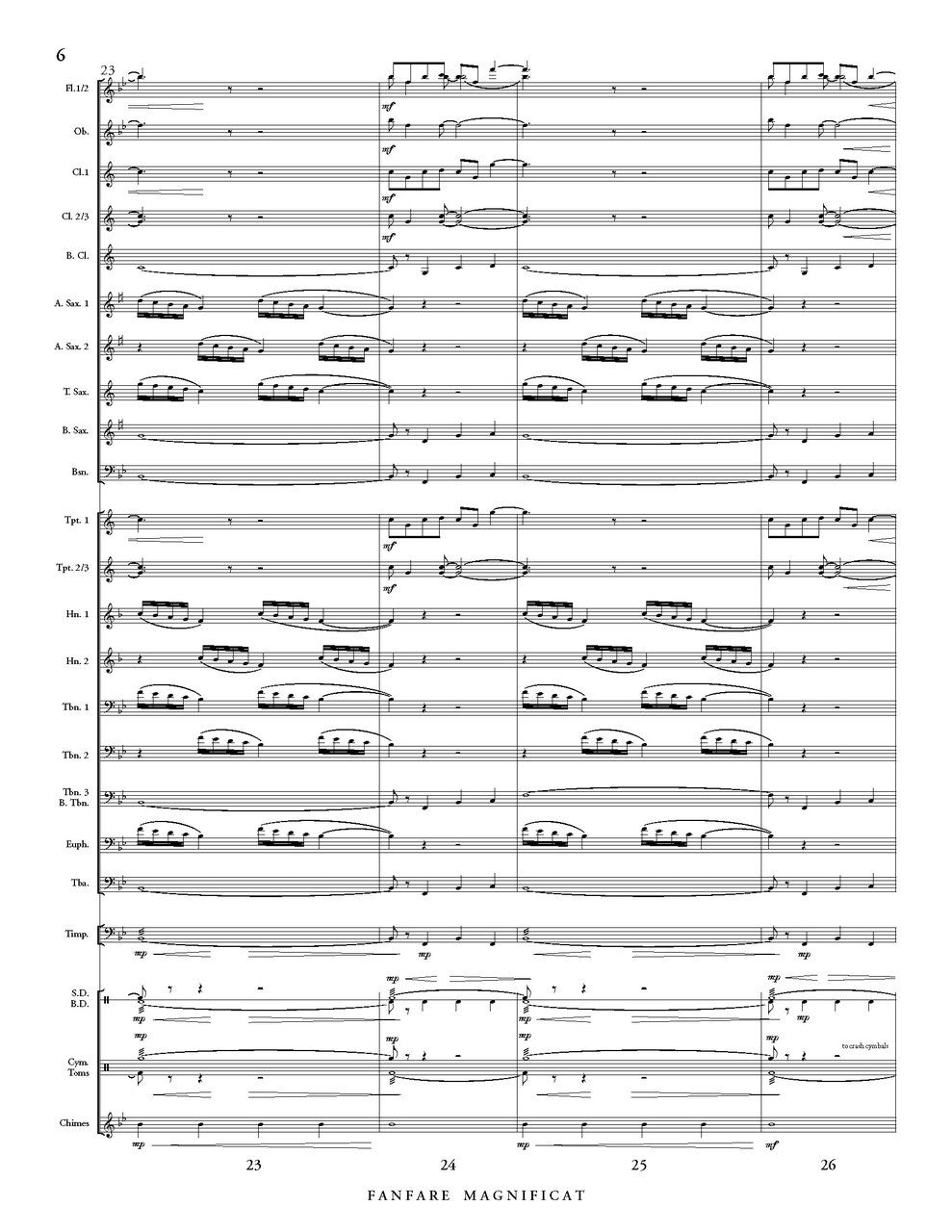 Gackstatter: Fanfare Magnificat