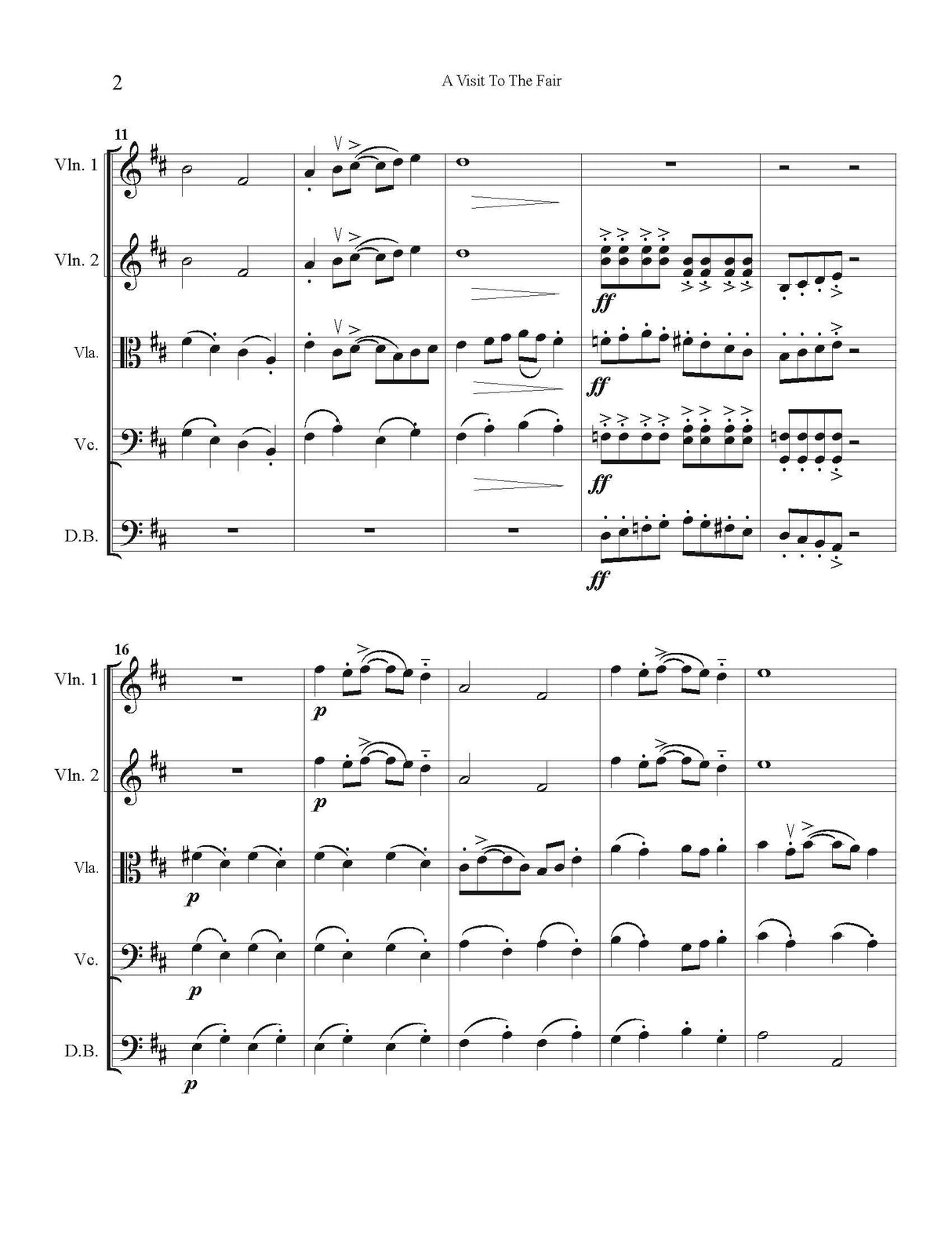 Read: A Visit to the Fair for String Orchestra