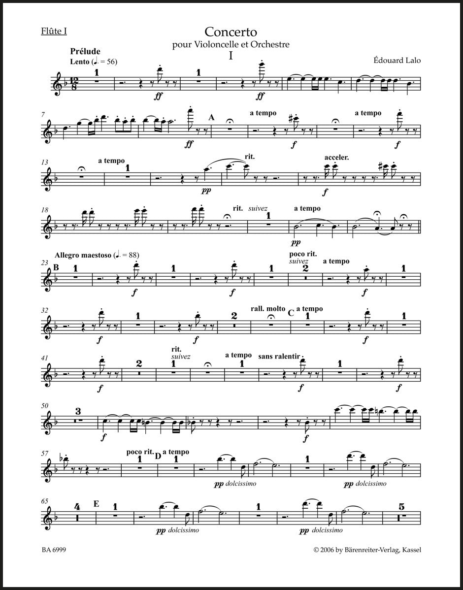 Lalo: Cello Concerto in D Minor