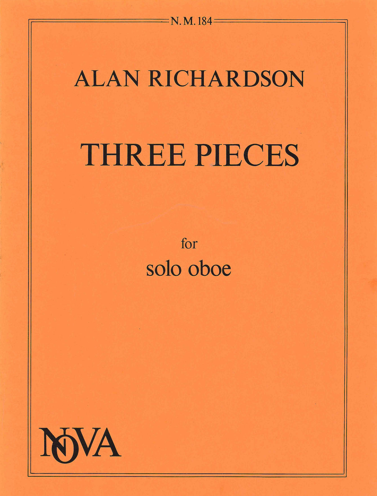 Richardson: 3 Pieces for Solo Oboe