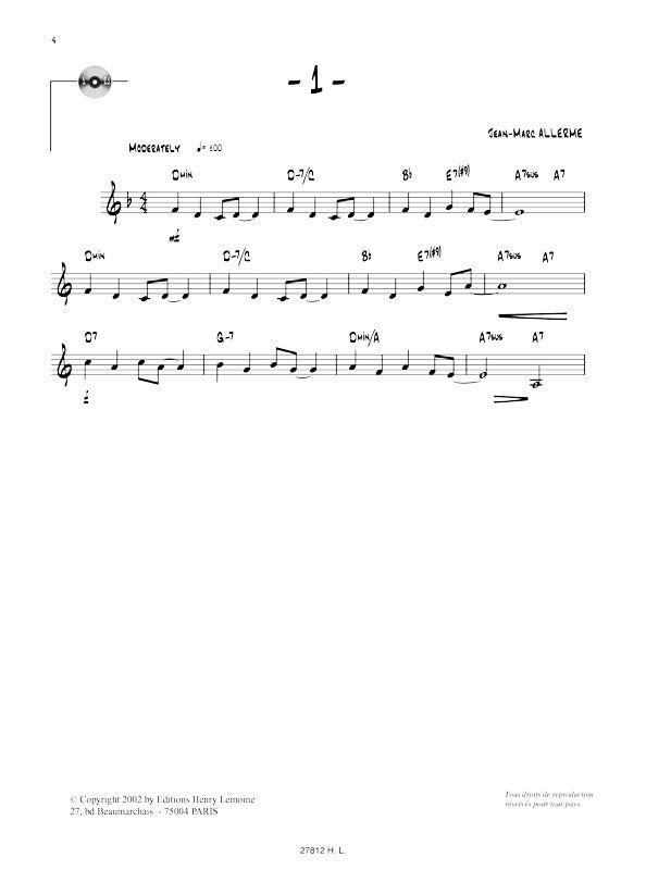 Allerme: Jazz Attitude - Volume 1