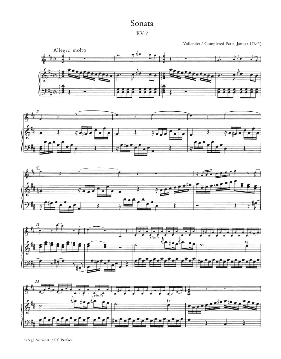 Mozart: "Wunderkind" Sonatas - Volume 1, K. 6-9