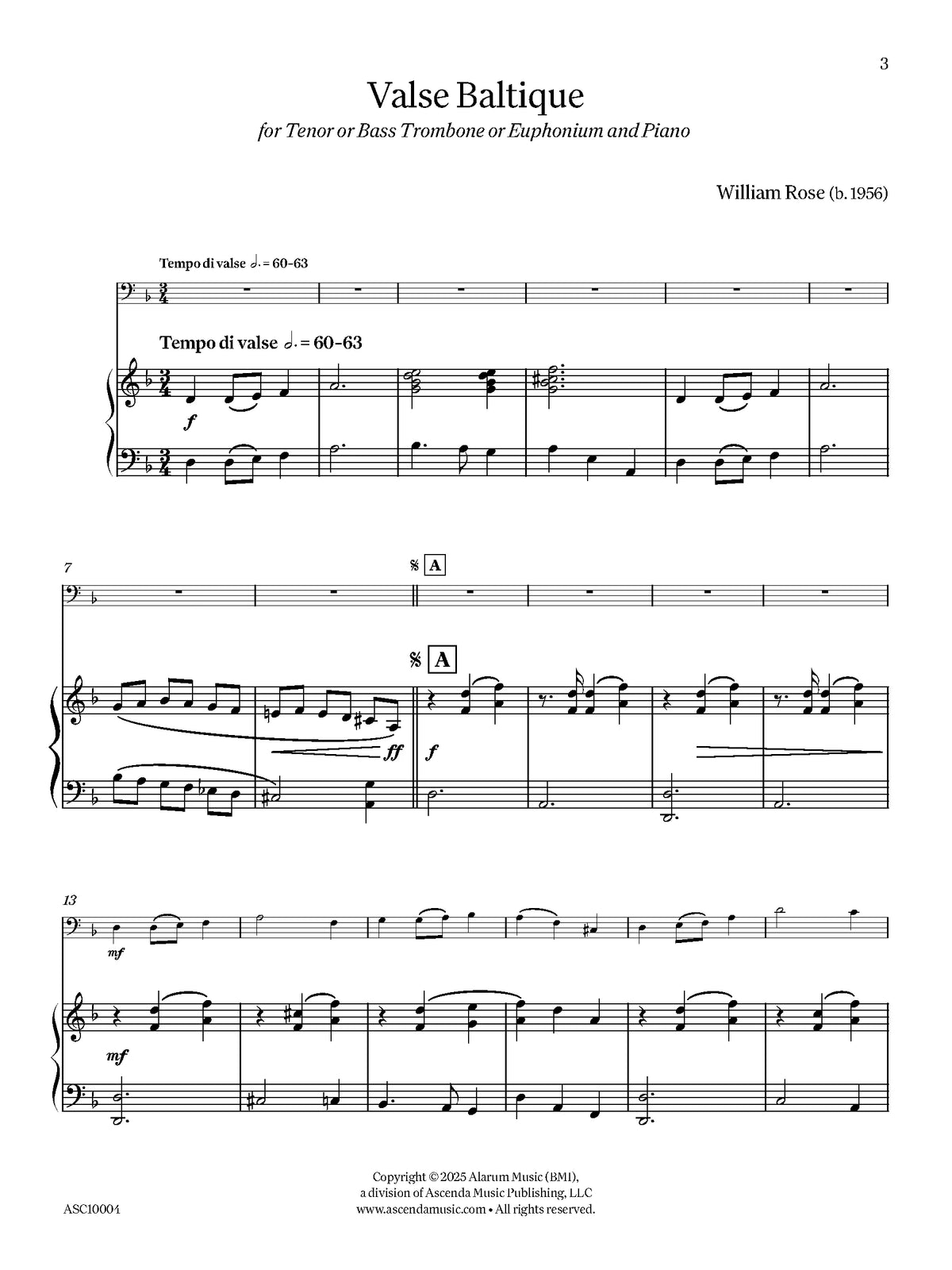 Rose: Valse Baltique