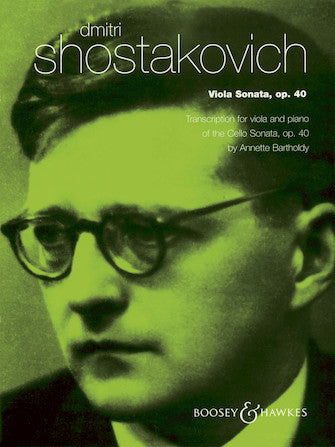 Shostakovich: Sonata, Op. 40 (arr. for viola & piano)