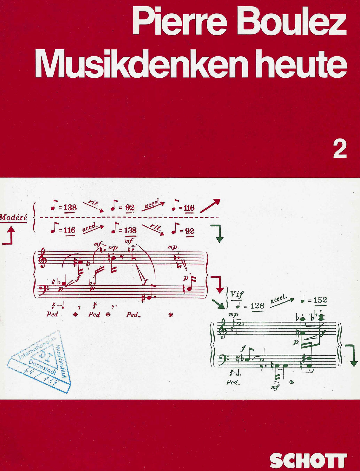 Boulez: Musikdenken heute - Part 2