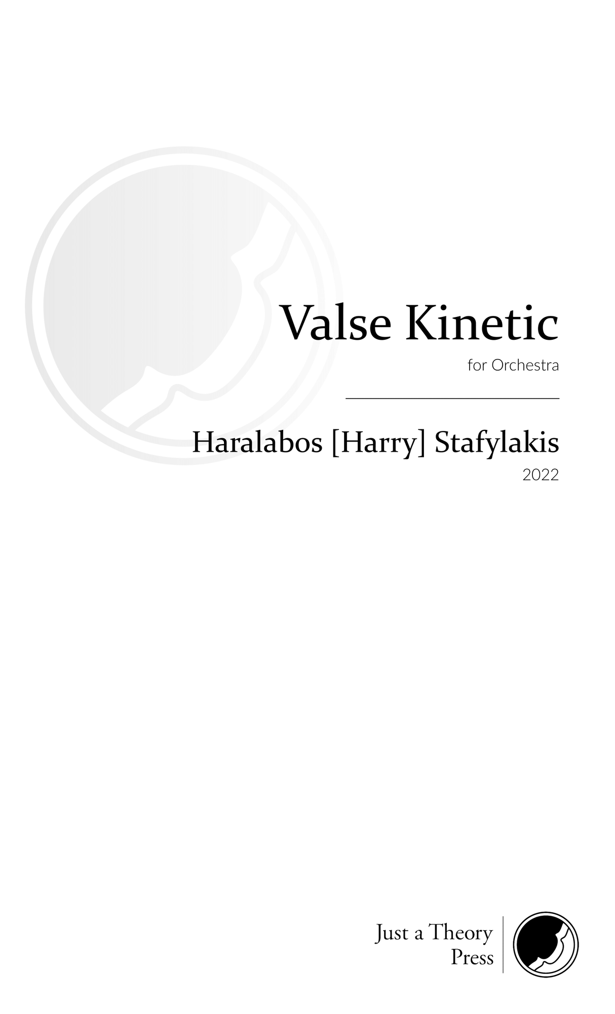 Stafylakis: Valse Kinetic