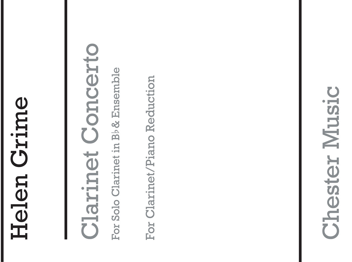 Grime: Clarinet Concerto