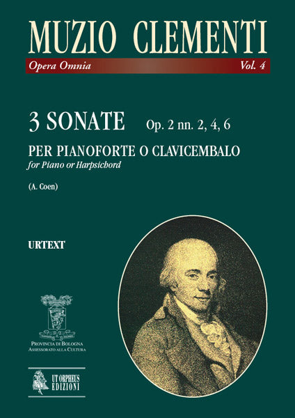 Clementi: 3 Keyboard Sonatas, Op. 2 Nos. 2, 4, 6