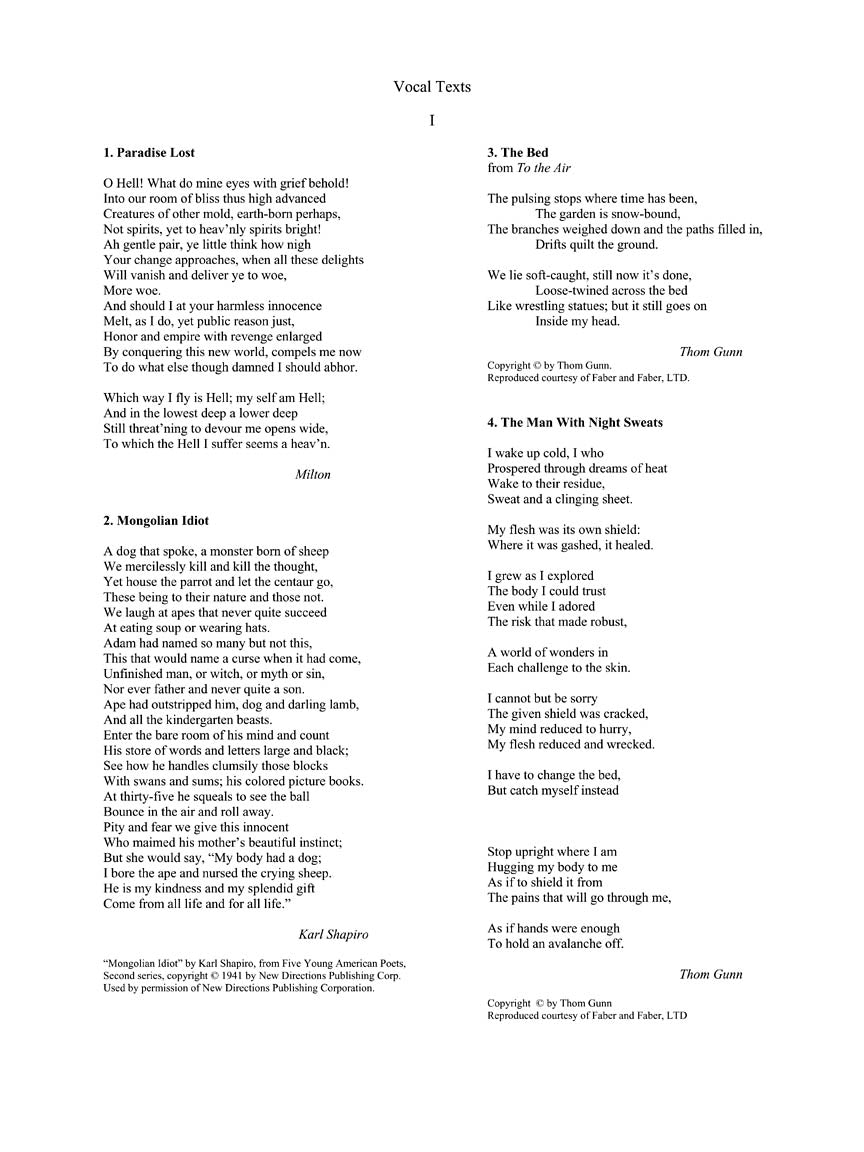 Rorem: Another Sleep