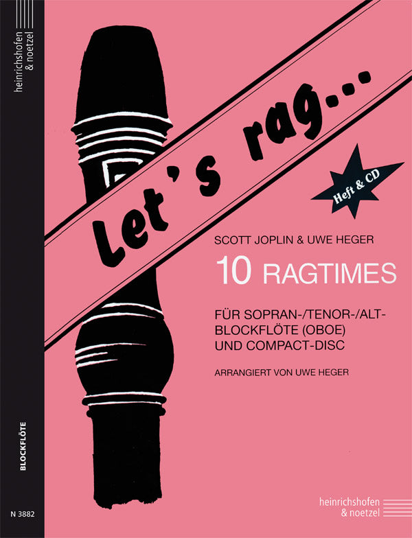 Let's Rag... 10 Ragtimes for Recorder