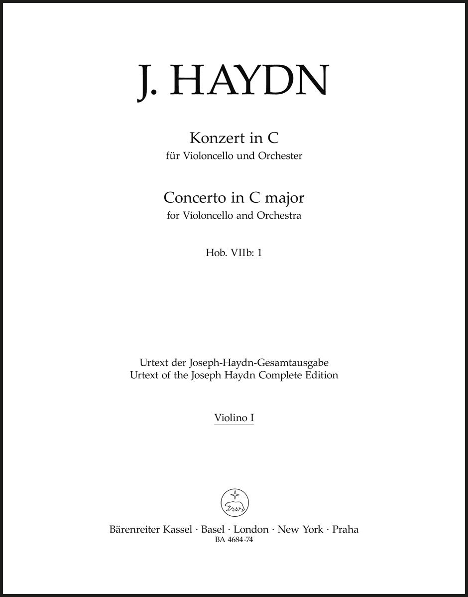 Haydn: Cello Concerto in C Major, Hob. VIIb:1