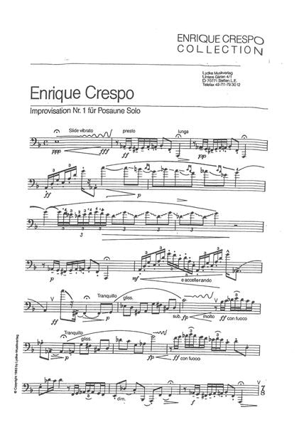 Crespo: Improvisation No. 1