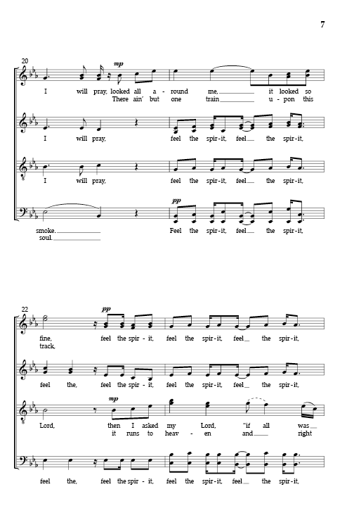 Every Time I Feel the Spirit (arr. for SATB choir)