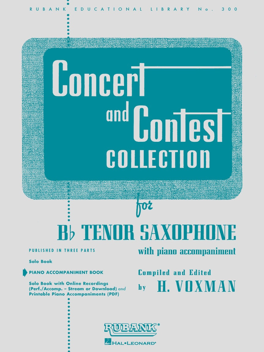 Concert and Contest Collection - Tenor Saxophone