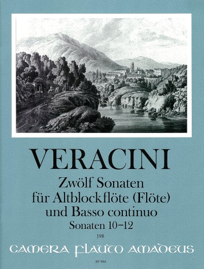 Veracini: 12 Recorder Sonatas - Volume 4 (Nos. 10-12)