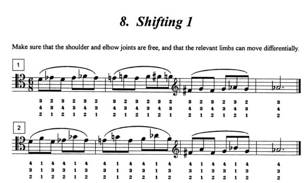 A Portfolio of Cello Exercises - Part 1