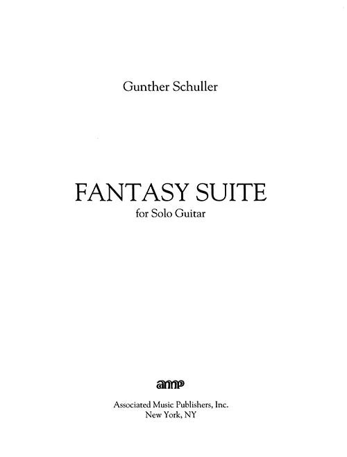 Schuller: Fantasy Suite