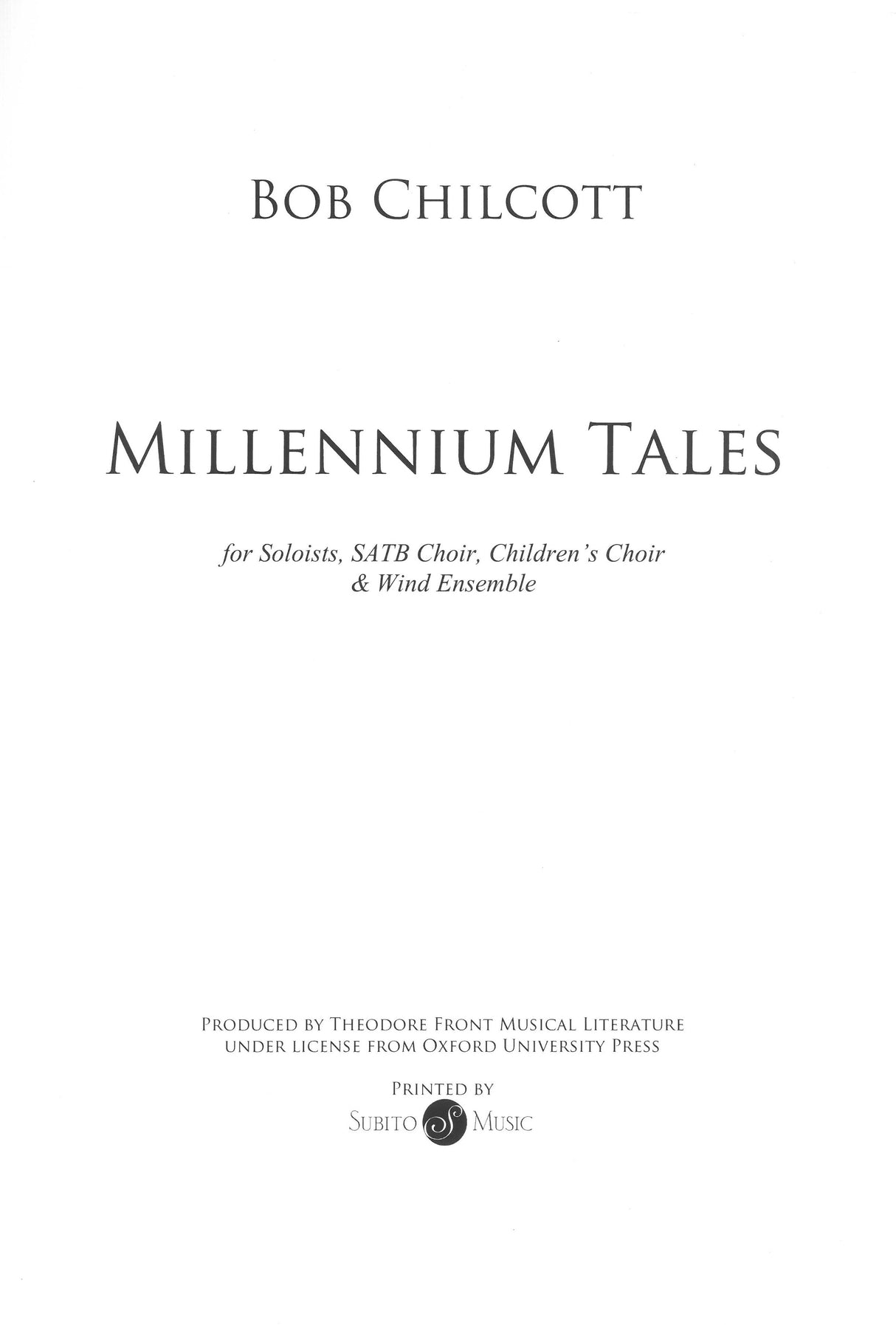Chilcott: Millennium Tales
