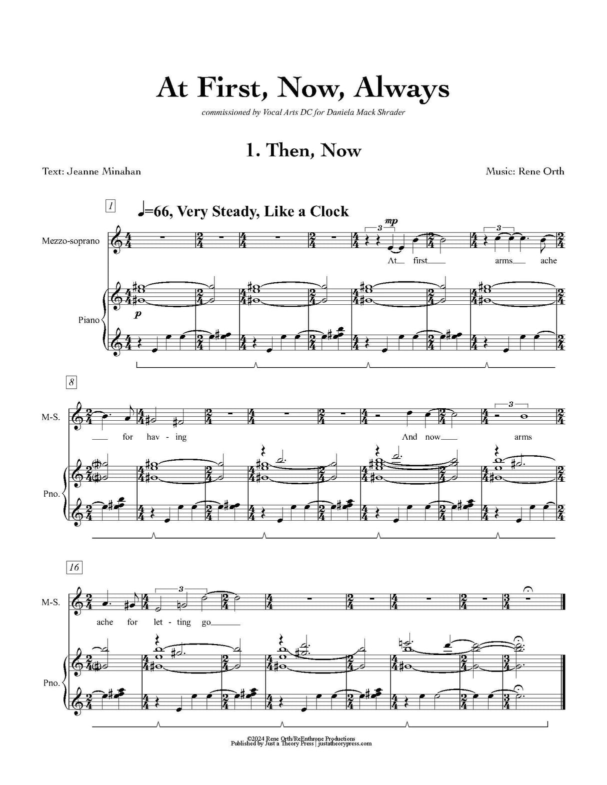 Orth: At First, Now, Always