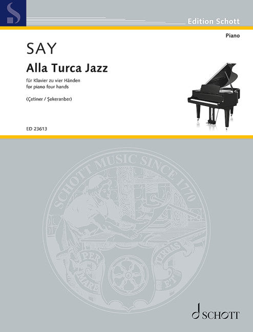 Say: Alla Turca Jazz, Op. 5b (arr. for piano 4-hands)