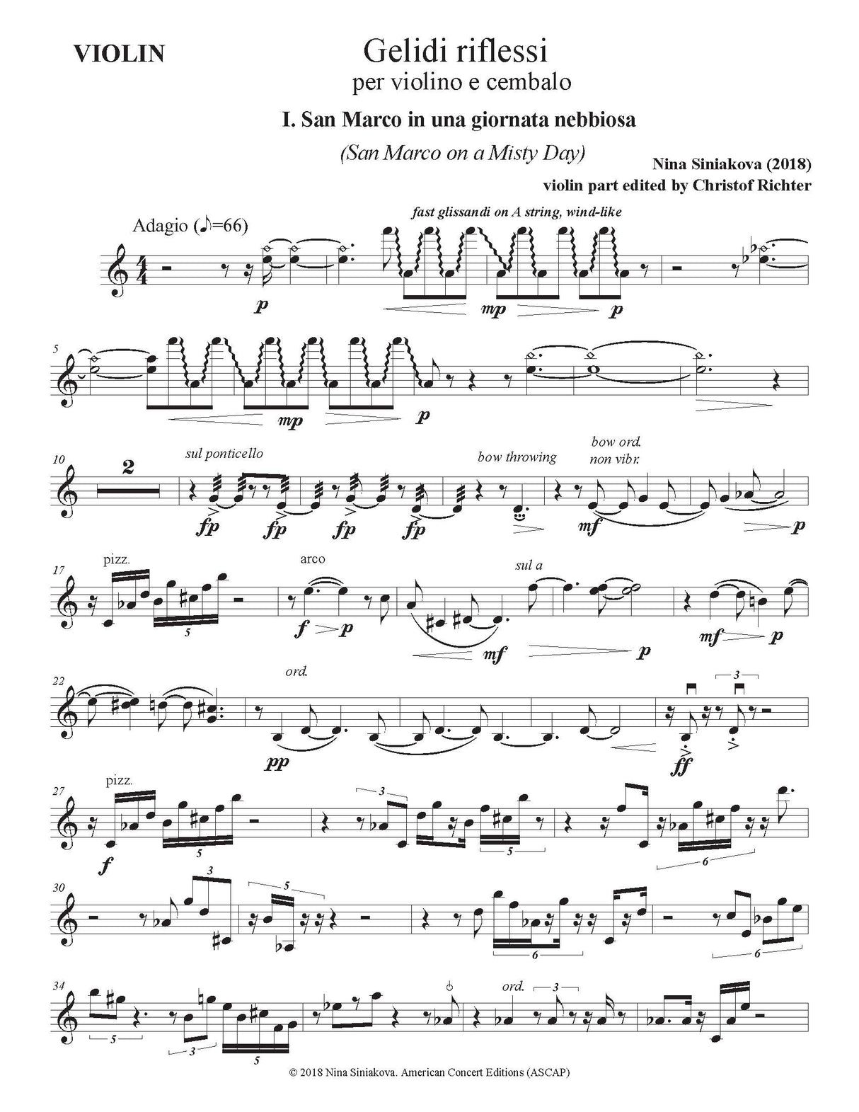 Siniakova: Gelidi riflessi