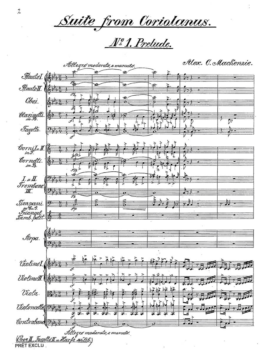 Mackenzie: Suite dramatique, Op. 61