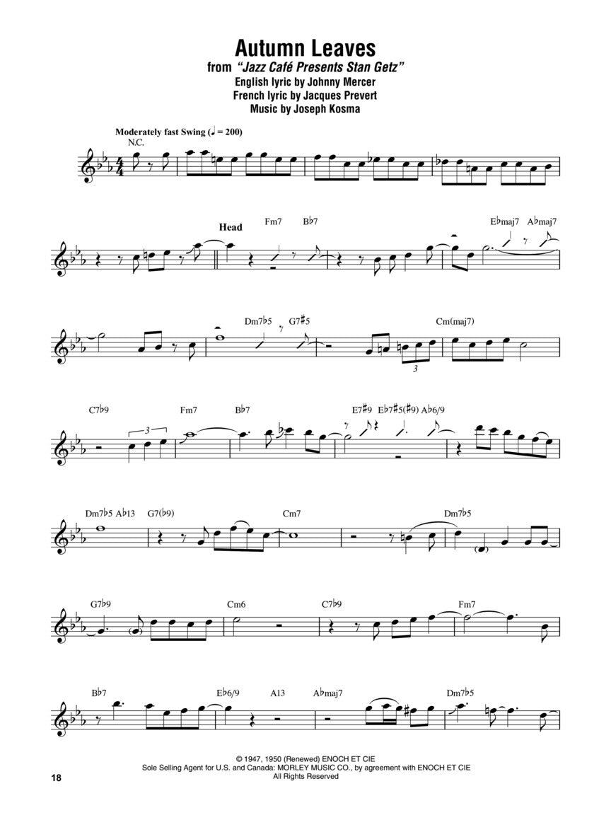 Stan Getz Omnibook