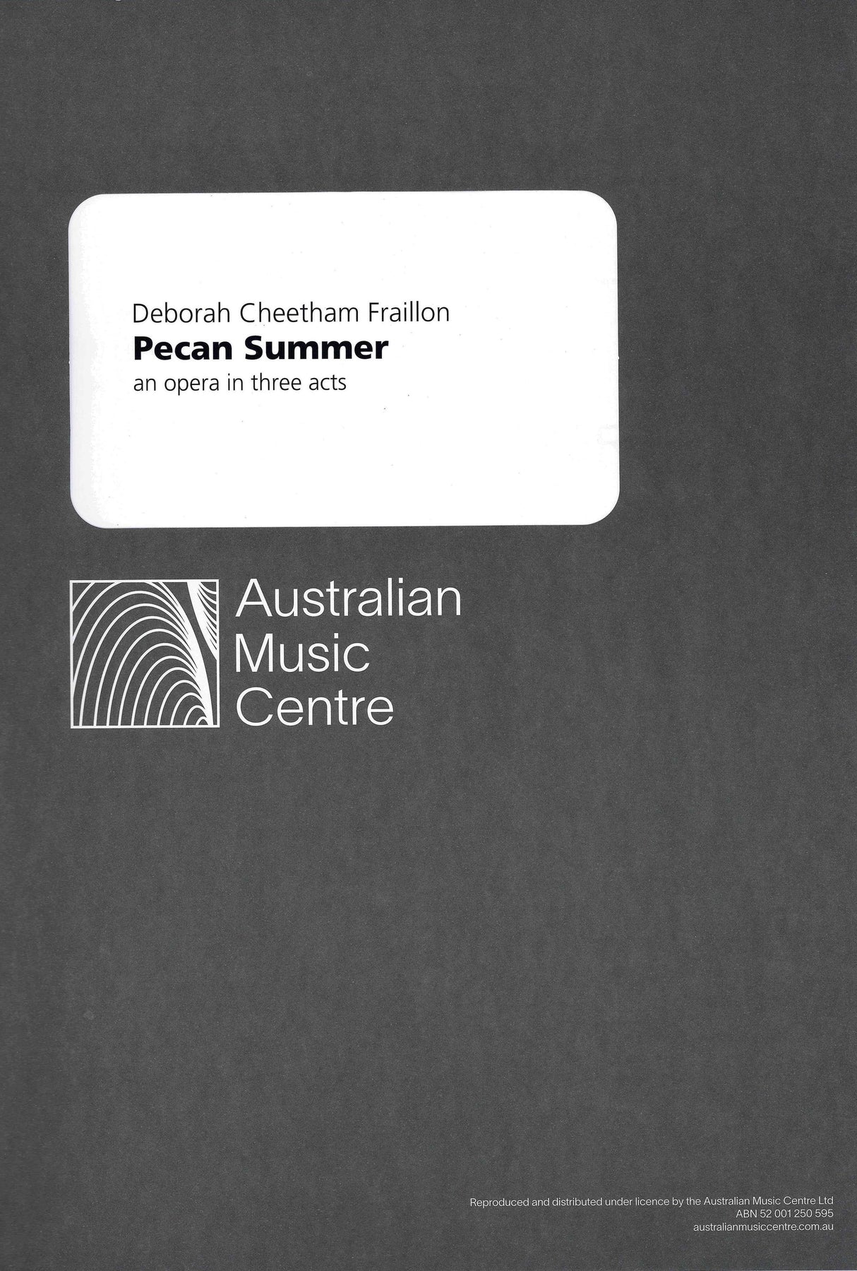 Cheetham Fraillon: Pecan Summer