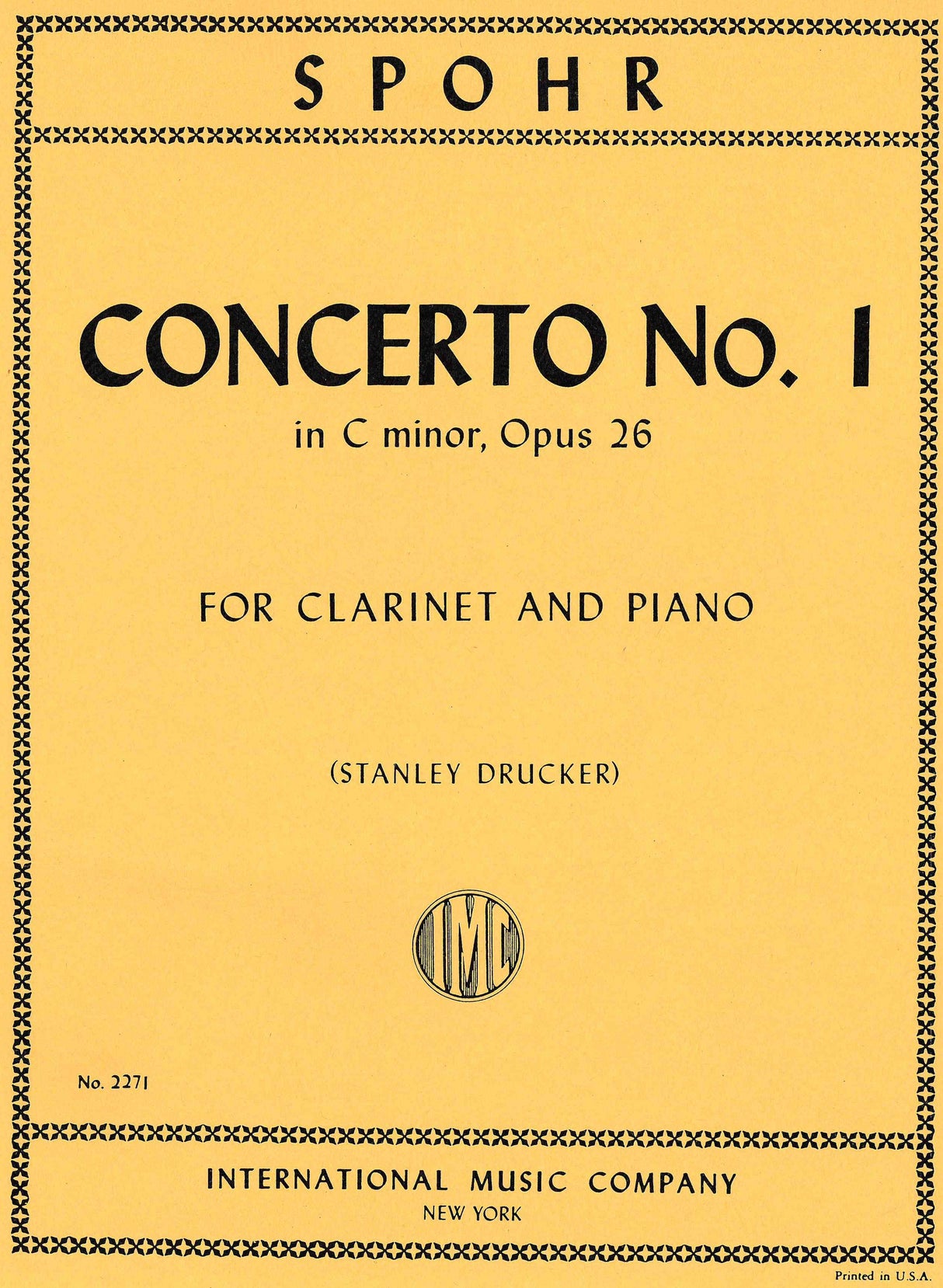 Spohr: Clarinet Concerto No. 1 in C Minor, Op. 26