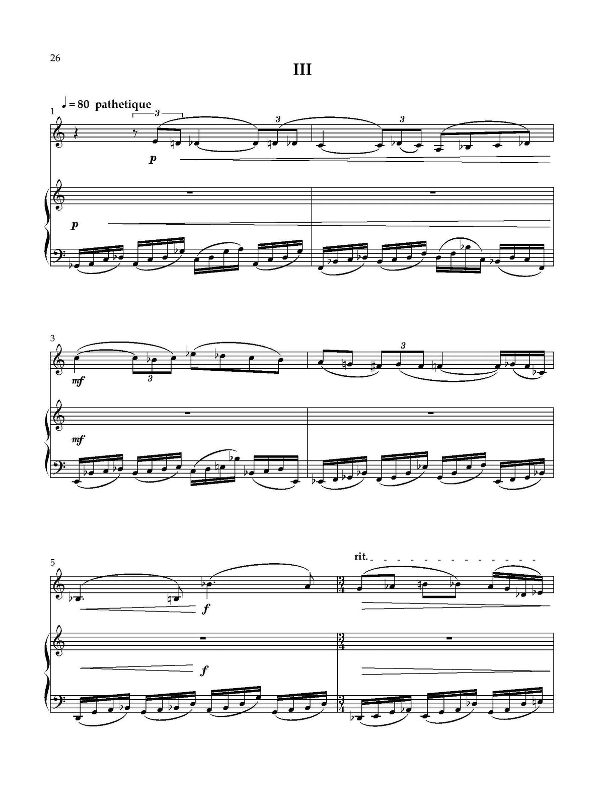 D. Richardson: Violin Sonata No. 7