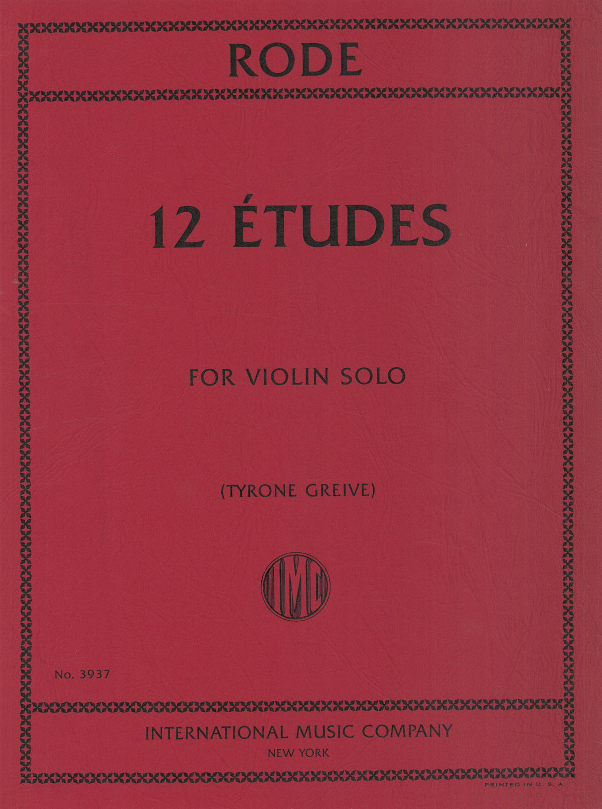 Rode: 12 Etudes