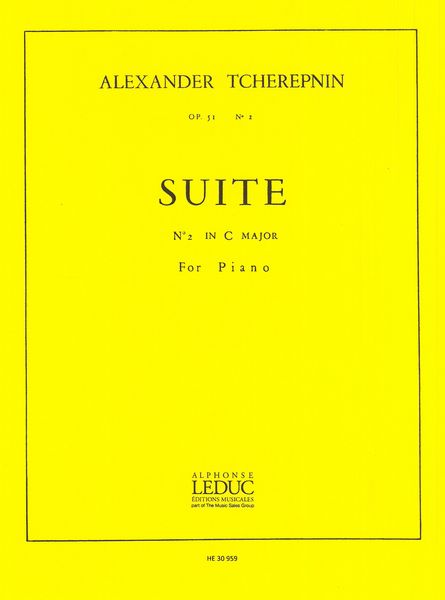 Tcherepnin: Suite No. 2 in C Major, Op. 51, No. 2