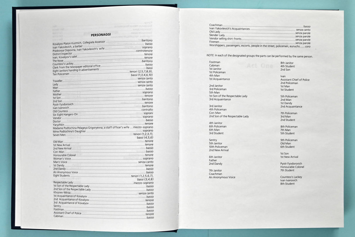 Shostakovich: The Nose, Op. 15