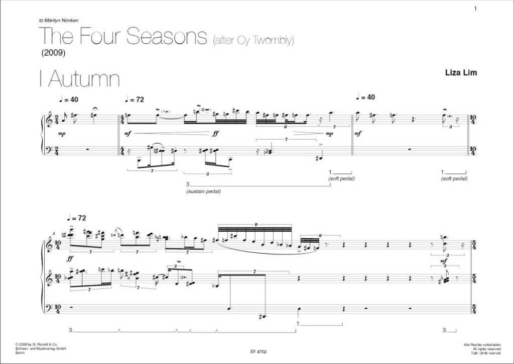 Lim: The Four Seasons