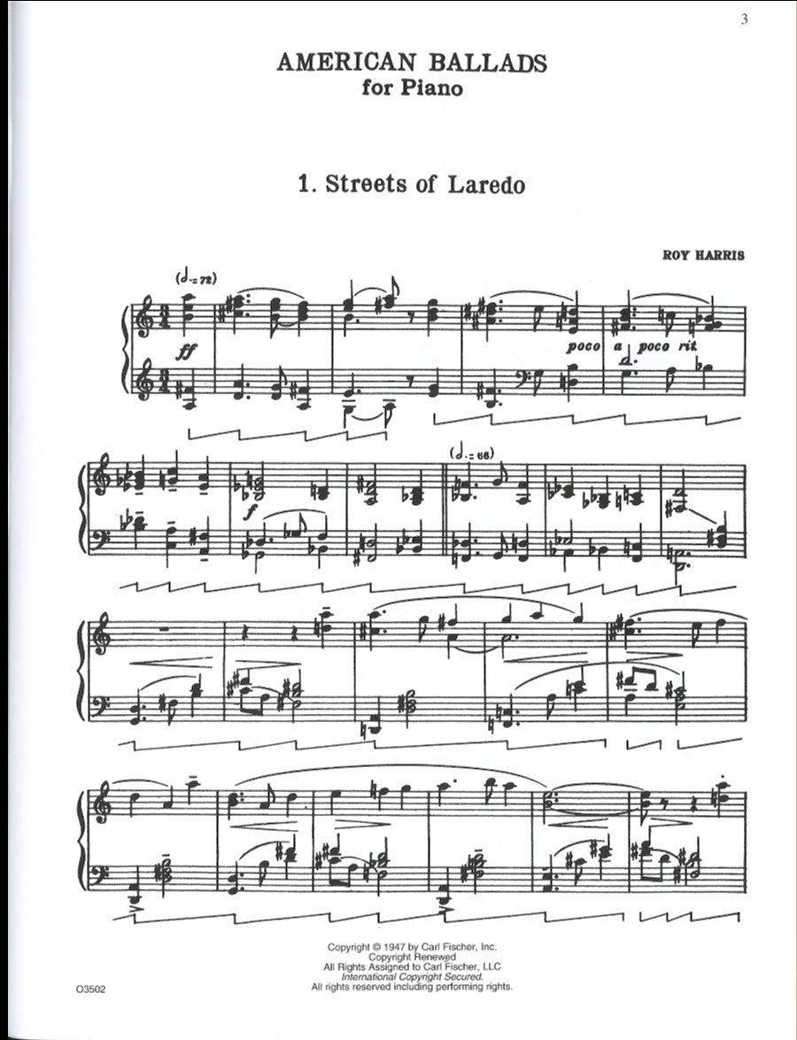 Harris: American Ballads