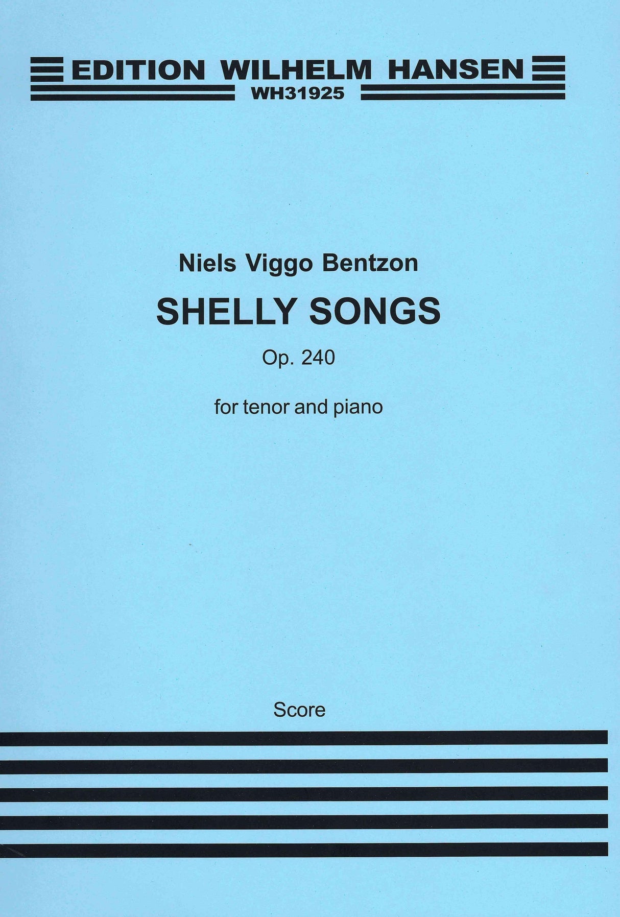 Bentzon: Shelly Songs, Op. 240
