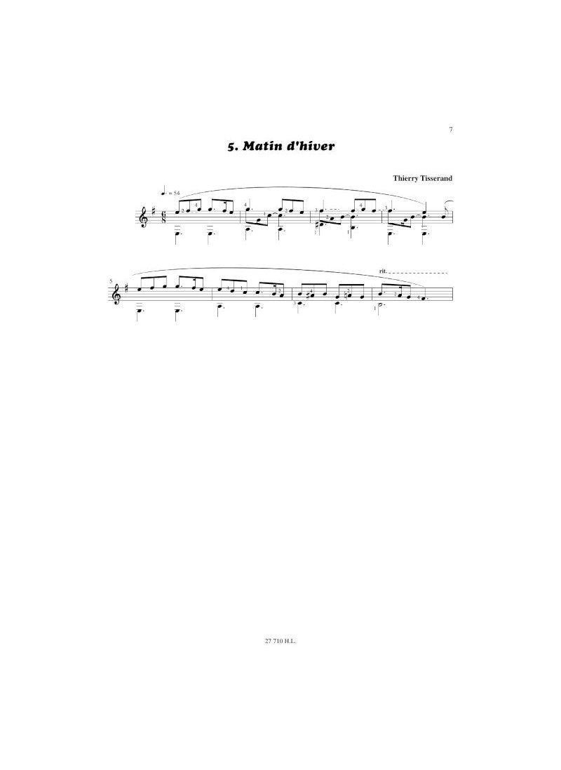 Tisserand: Comme des chansons... Volume 1