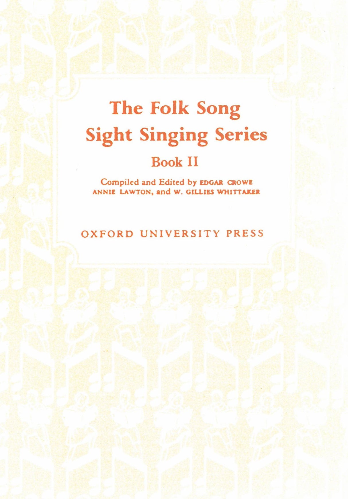 Folk Song (Sight Singing Series) - Book 2