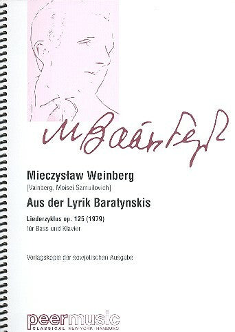 Weinberg: Aus der Lyrik Baratynskis op 125