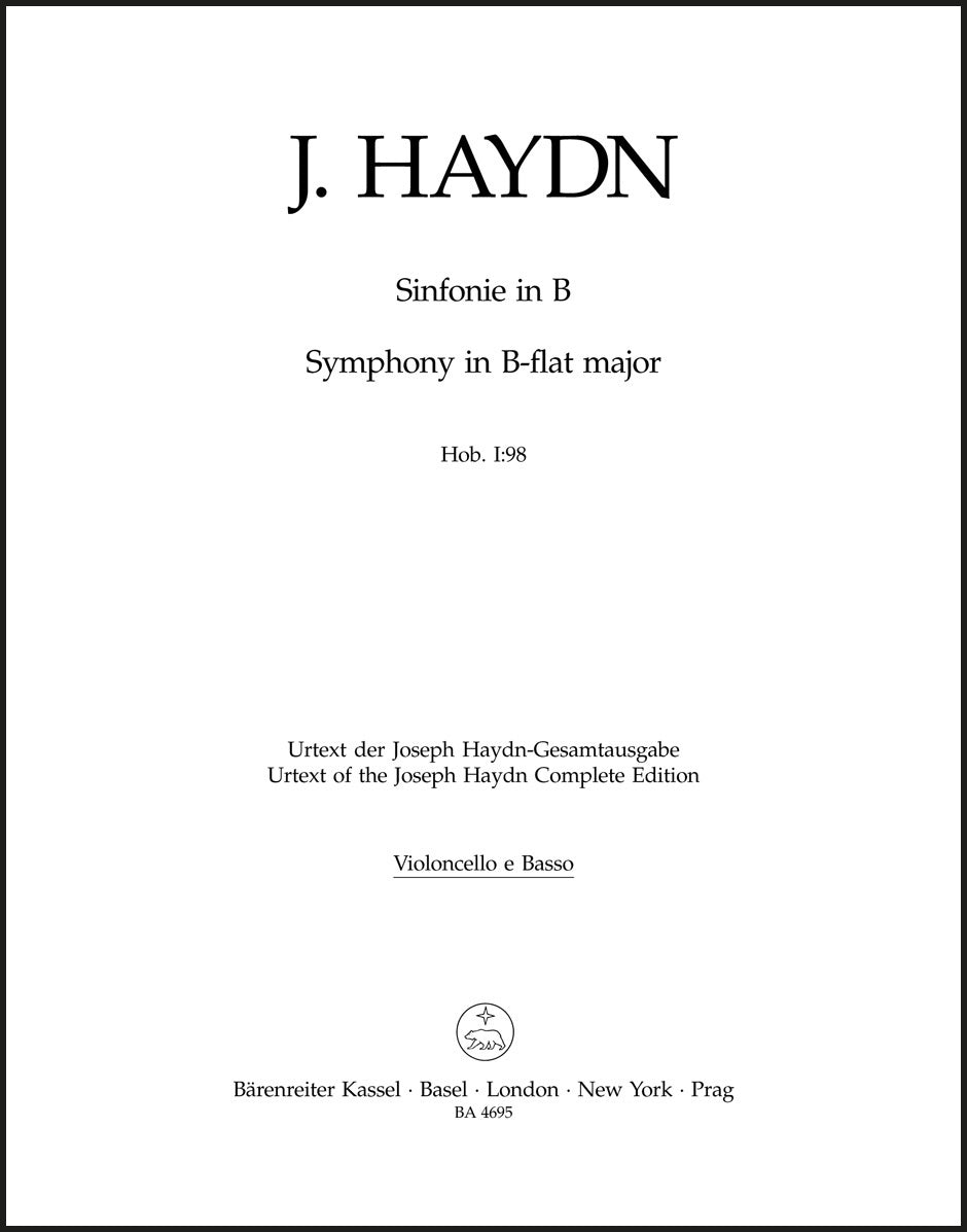 Haydn: Symphony in B-flat Major, Hob. I:98