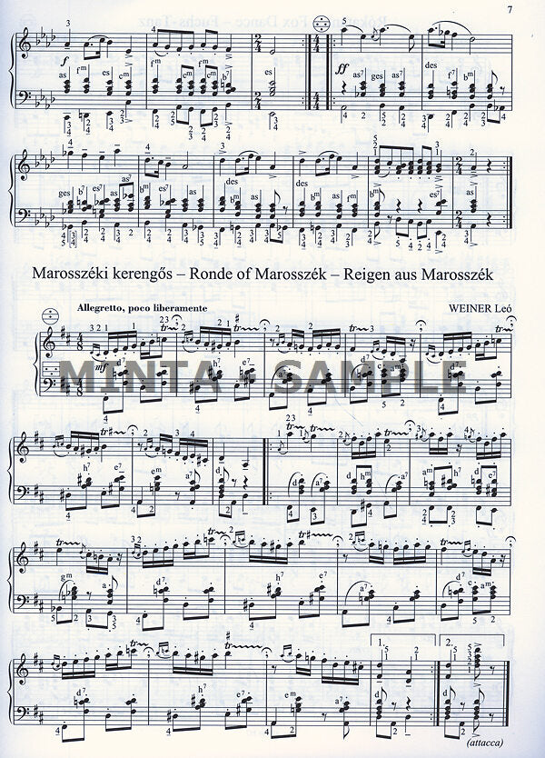 Hungarian Music (arr. for accordion)