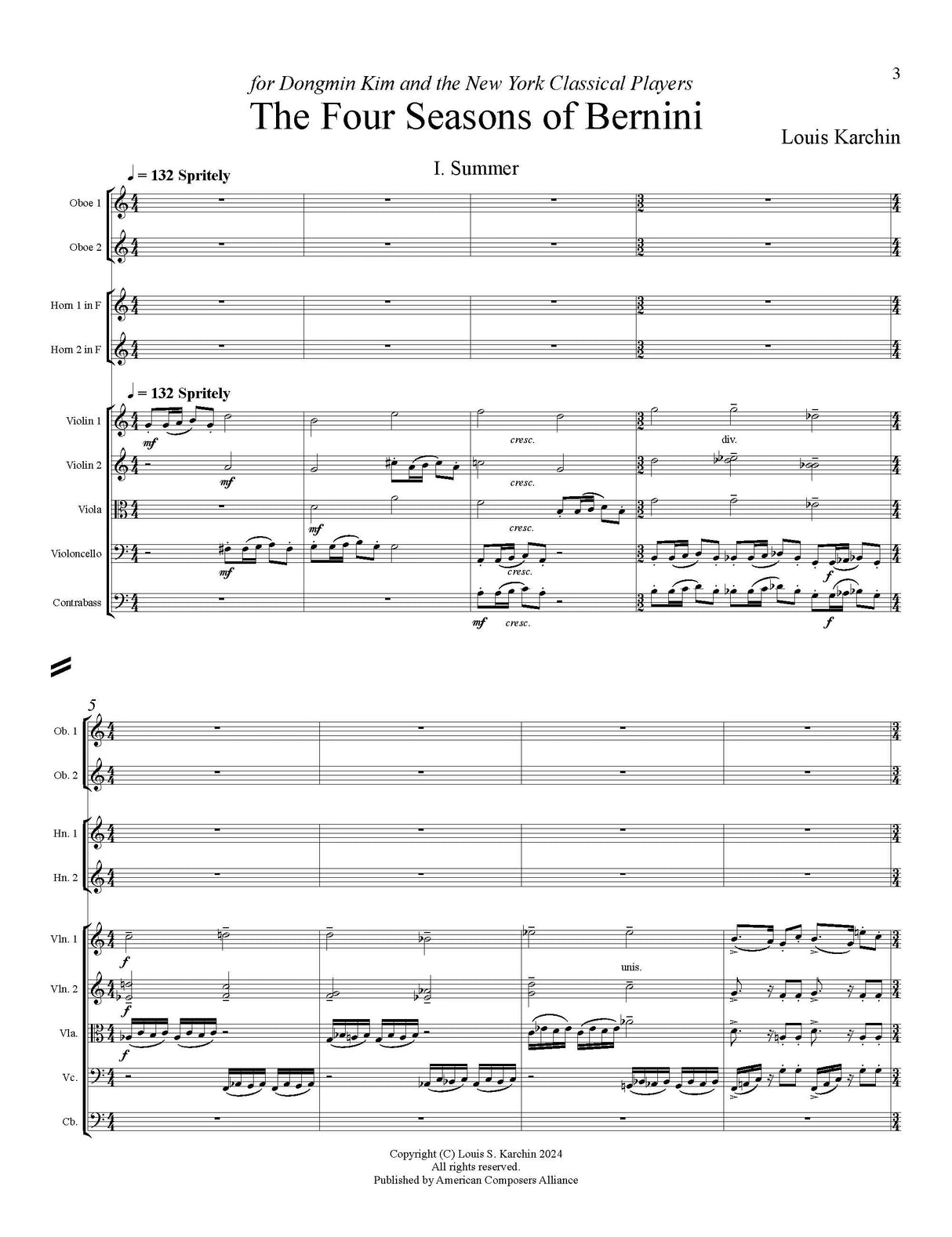 Karchin: Four Seasons of Bernini