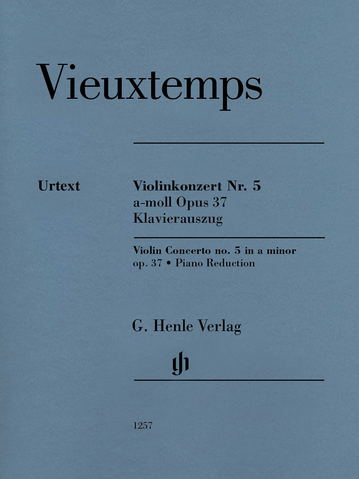 Vieuxtemps: Violin Concerto No. 5 in A Minor, Op. 37