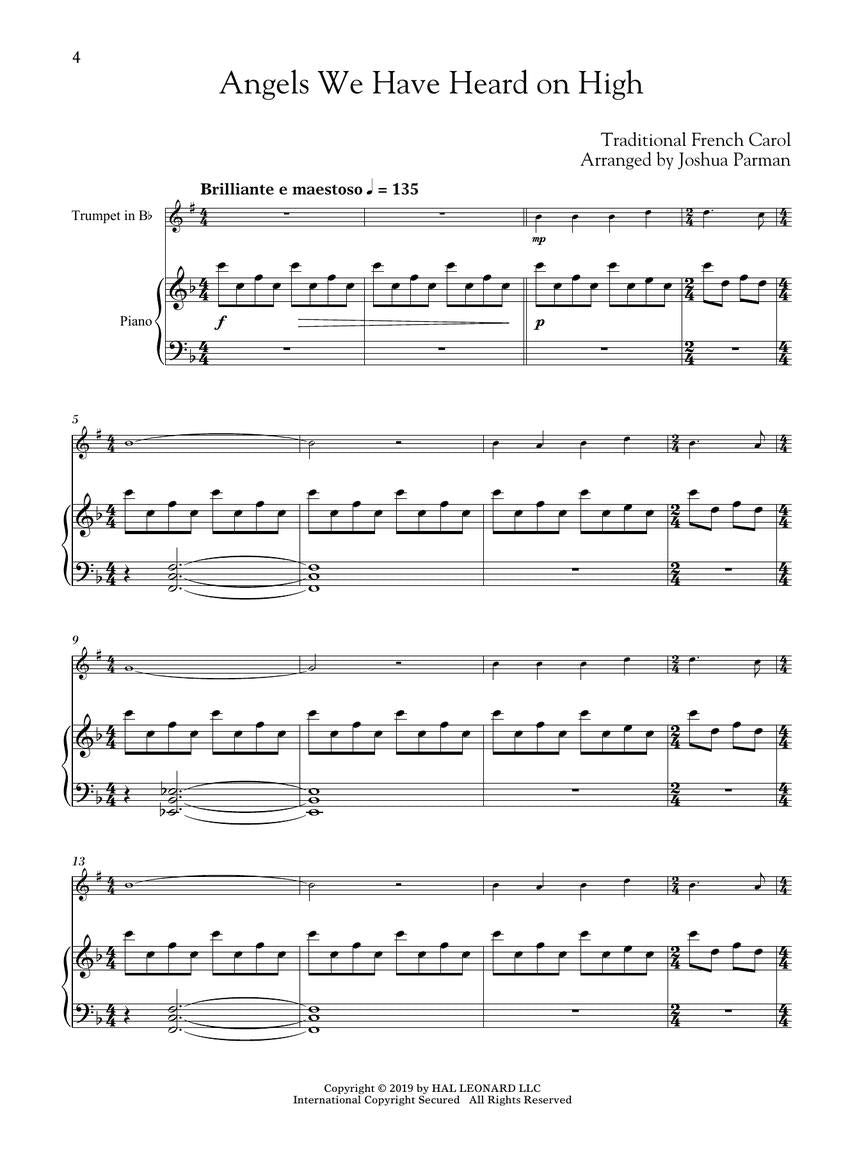 Favorite Christmas Carols for Classical Players - Trumpet